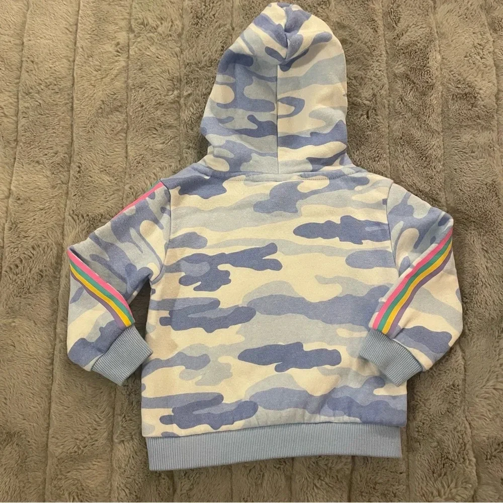 18 Months Kids Headquarters Blue Camouflage Sweatsuit, Fleece Lined, Hooded